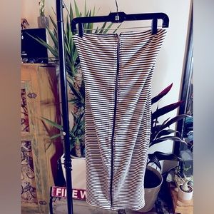 Urban Outfitters black and white stripe dress